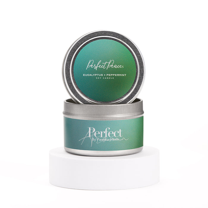 Eucalyptus + Pepperment Soy Candle 4 oz. Tin